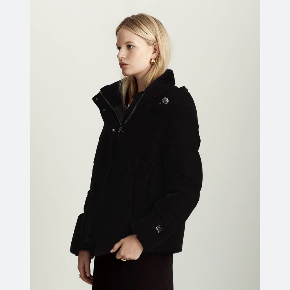 Dawn Levy Women's Black Puffer Jacket